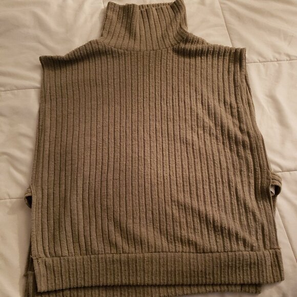 Ultra Soft Open-Side Turtle Neck Sweater - Picture 1 of 4